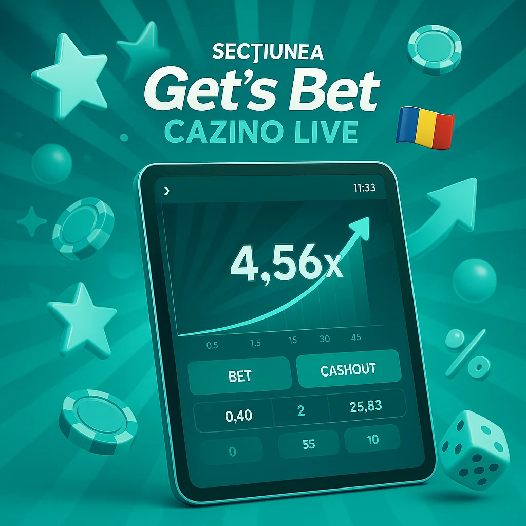 Secțiunea Get's Bet Cazino Live